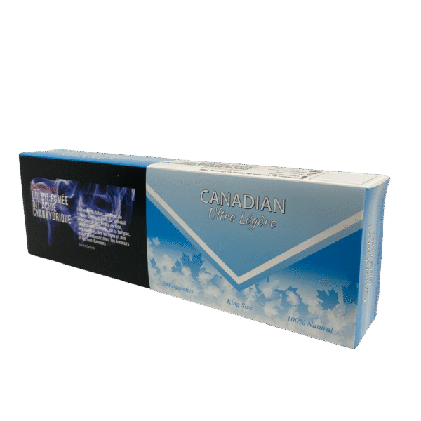 Canadian Ultra Light 20 pack cigarettes