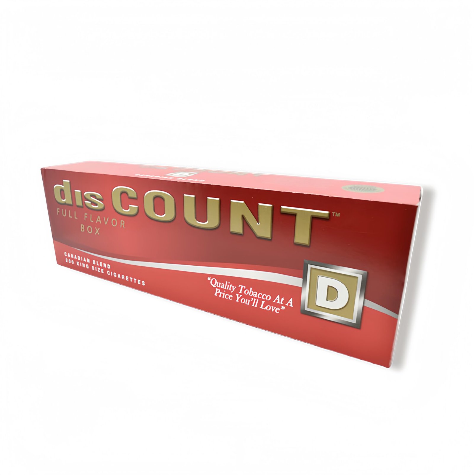 Discount Full flavour cigarette pack