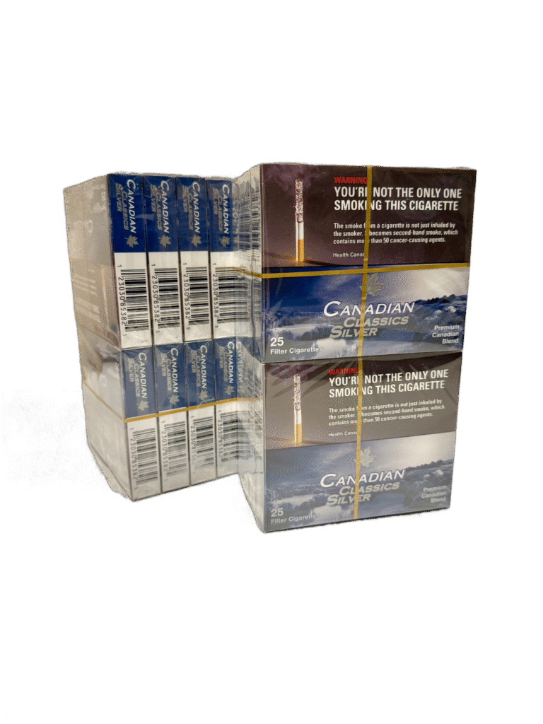 how much is a pack of 25 cigarettes in canada Canadian Classics Silver Cigarettes