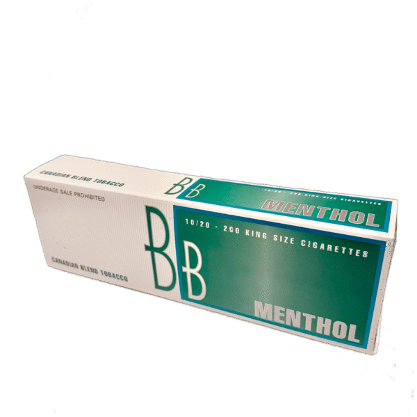 BB Menthol 20 pack cigarettes