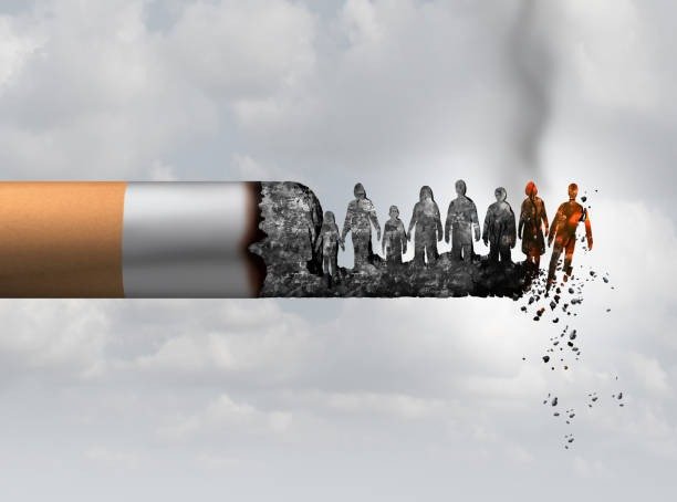 Smoking and society impact visual