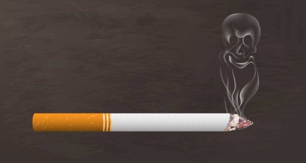 Person enjoying a cigarette outdoors